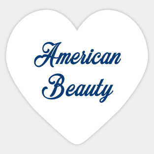 American Beauty Sticker